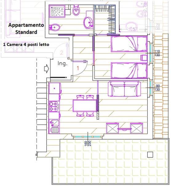 Casa Celeste Сан-Бенедетто-дель-Тронто Екстер'єр фото